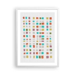 Poster in cornice bianca - Un gioco sconosciuto - 50x70 cm