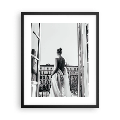 Poster in cornice nera - Il risveglio dei sensi - 40x50 cm