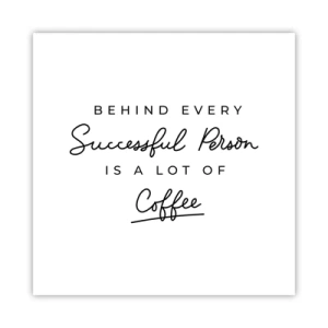 Poster - Il segreto del successo - 40x40 cm