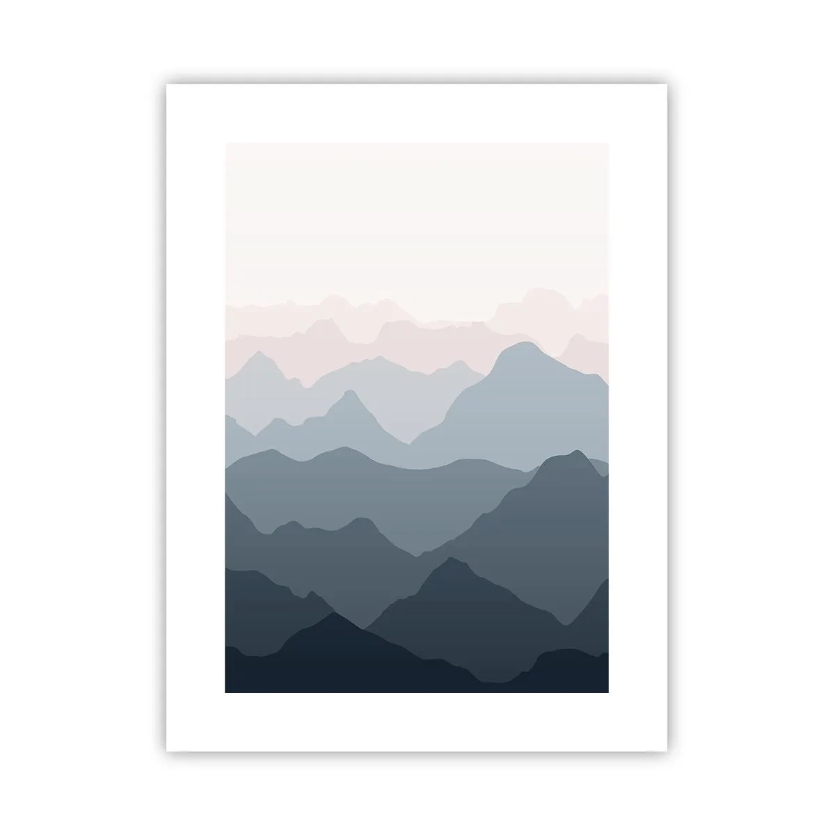 Poster - Le onde dei monti - 30x40 cm
