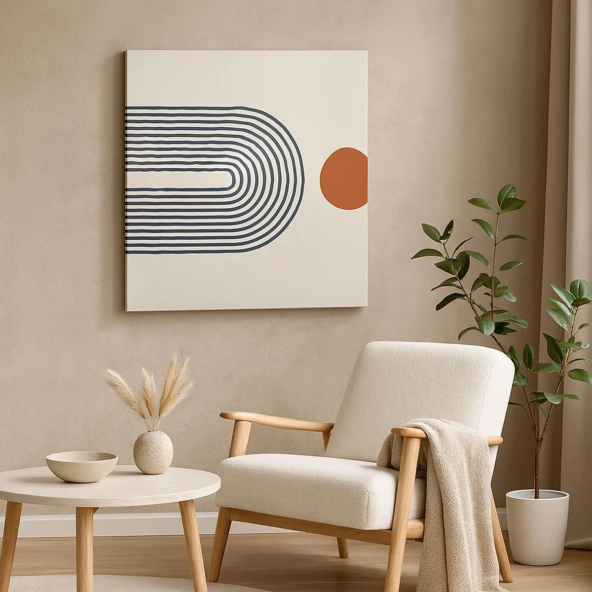 Quadro su tela - Stampe su Tela - Magnetismo di forme e colori - 30x30 cm