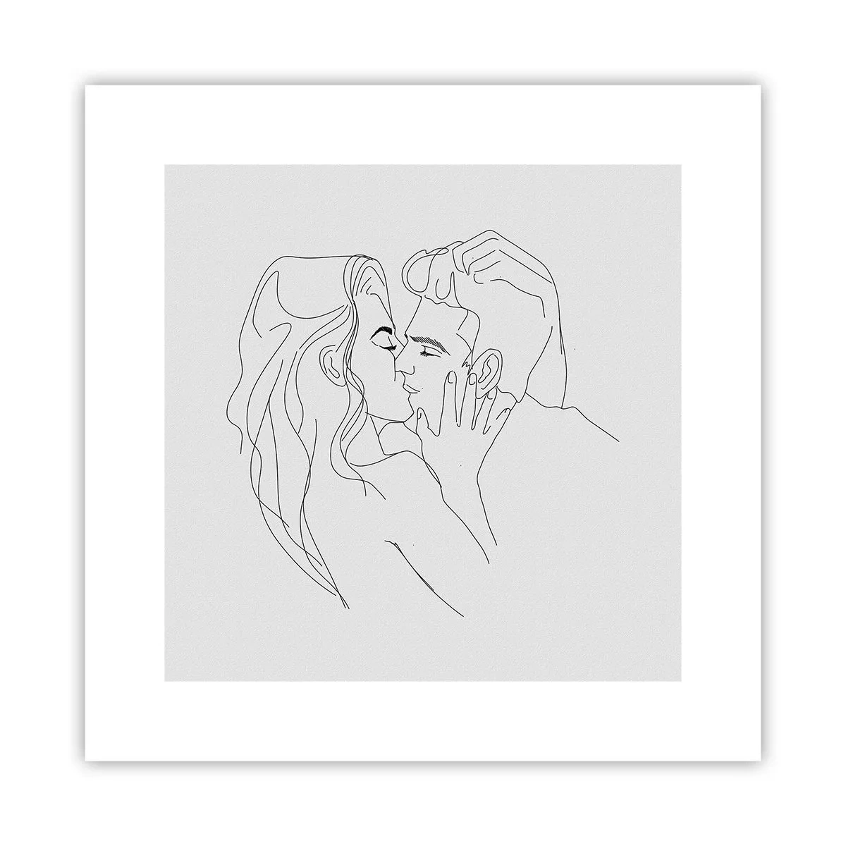 Poster - La stessa linea - 30x30 cm