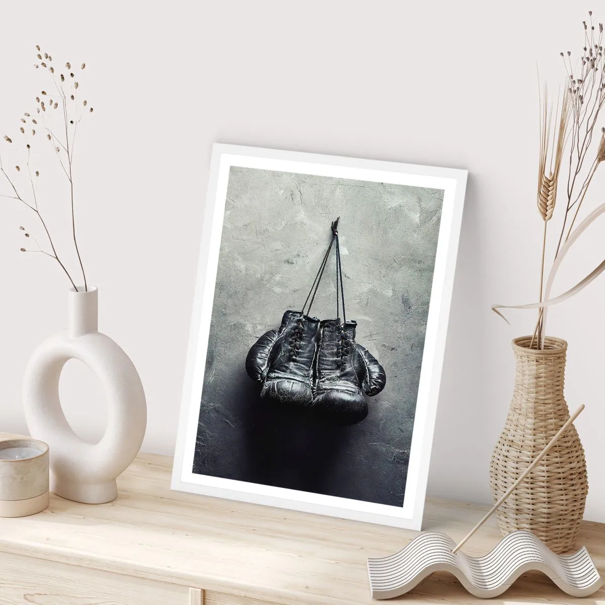 Poster in cornice bianca - Tempo di lotte e tempo di pace - 70x100 cm