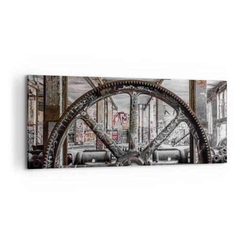 Quadro su tela - Stampe su Tela - La vita segreta della fabbrica - 100x40 cm