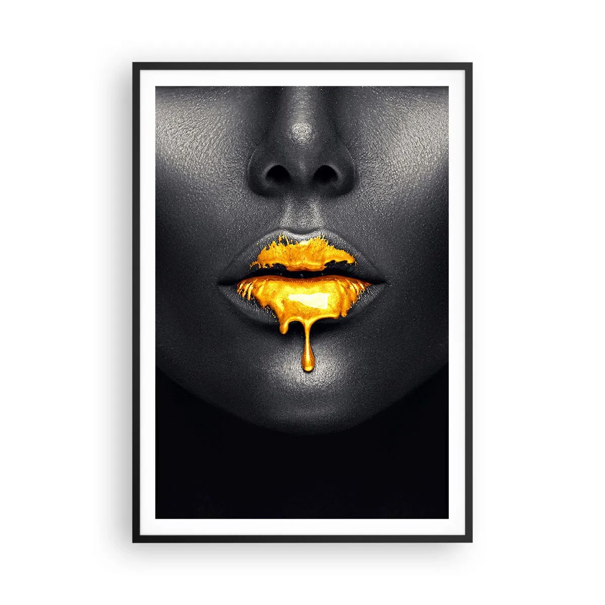 Poster in cornice nera - Boccadoro - 70x100 cm