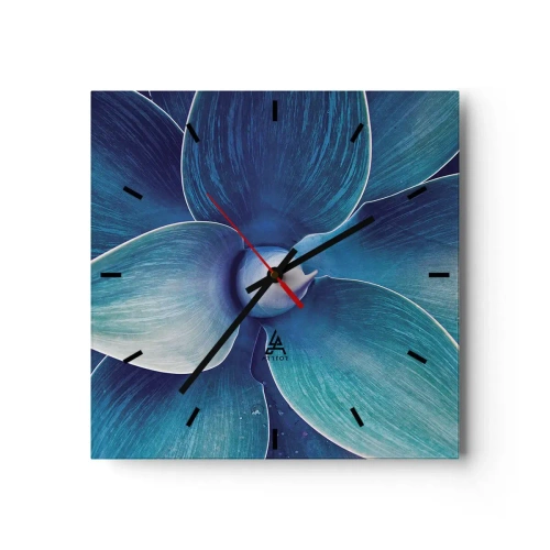 Orologio da parete - Orologio in Vetro - Imbluito dal sole - 40x40 cm