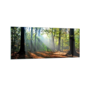 Quadro su vetro - Luci e ombre - 100x40 cm