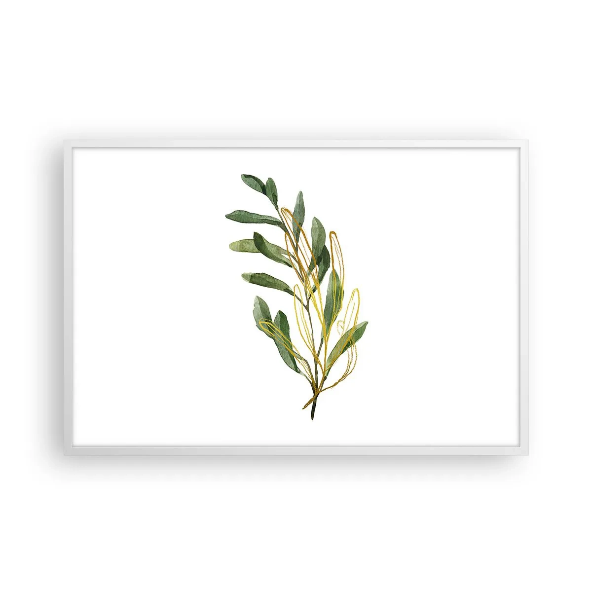 Poster in cornice bianca - Tutto ciò che è buono - 91x61 cm