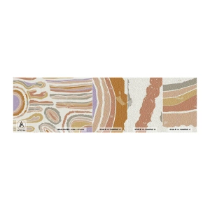 Campione Di Fotomurale Standard Eco - Sezioni colorate - Pastello, Boho, Minimalista - 100x30 cm