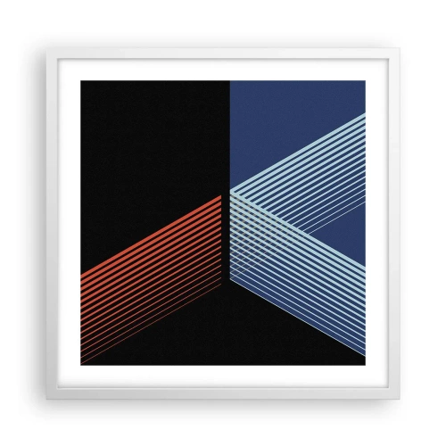 Poster in cornice bianca - Una storia semplice - 50x50 cm