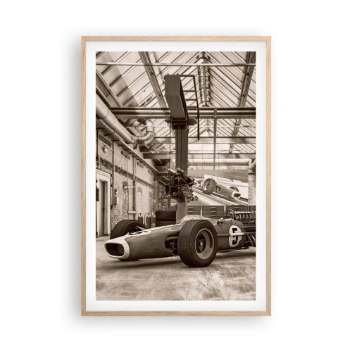 Poster in cornice rovere chiaro - Il riposo del vincitore - 61x91 cm