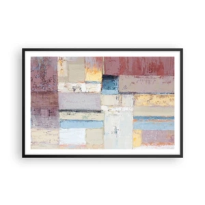 Poster in cornice nera - La pace della geometria - 91x61 cm