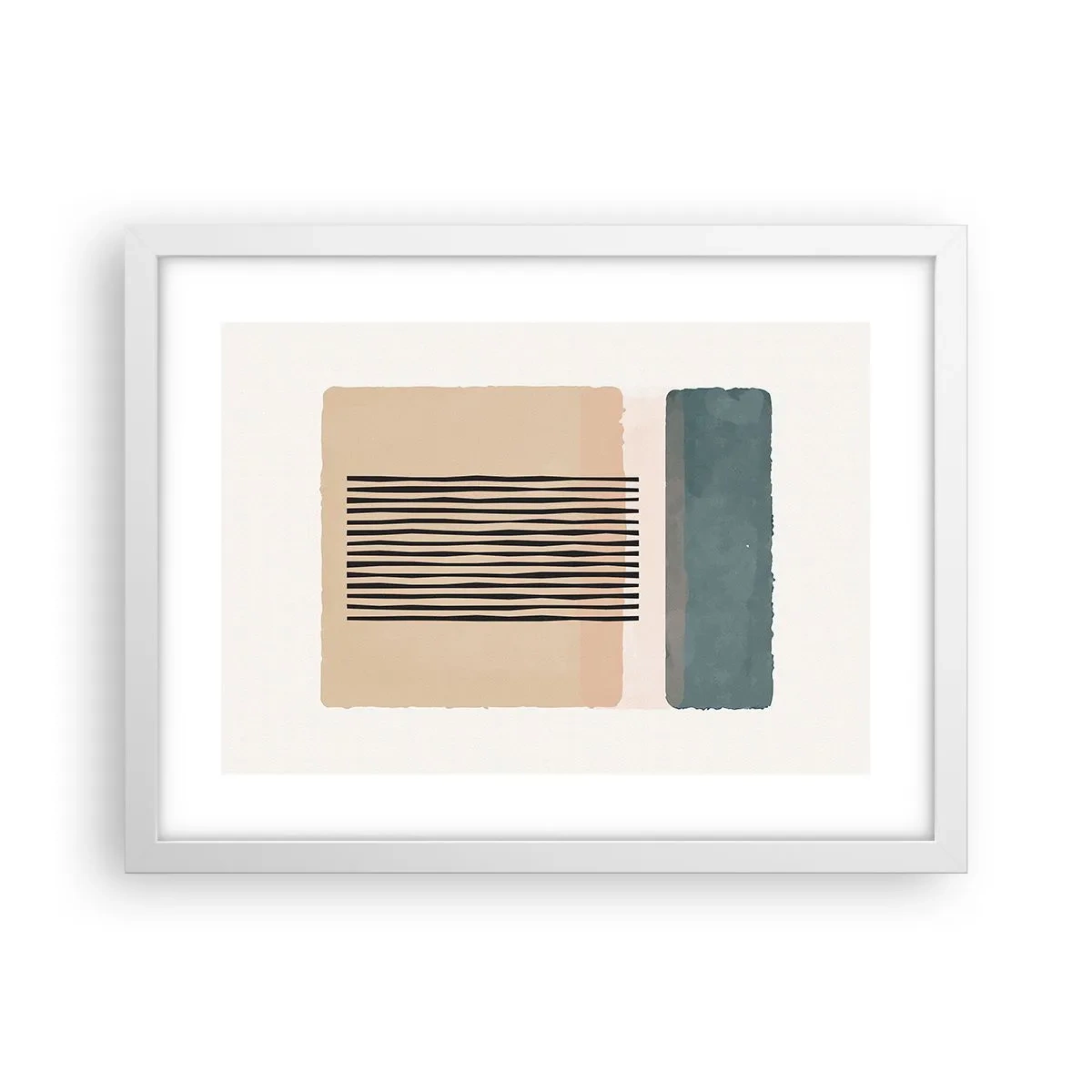 Poster in cornice bianca - Tutto a posto - 40x30 cm