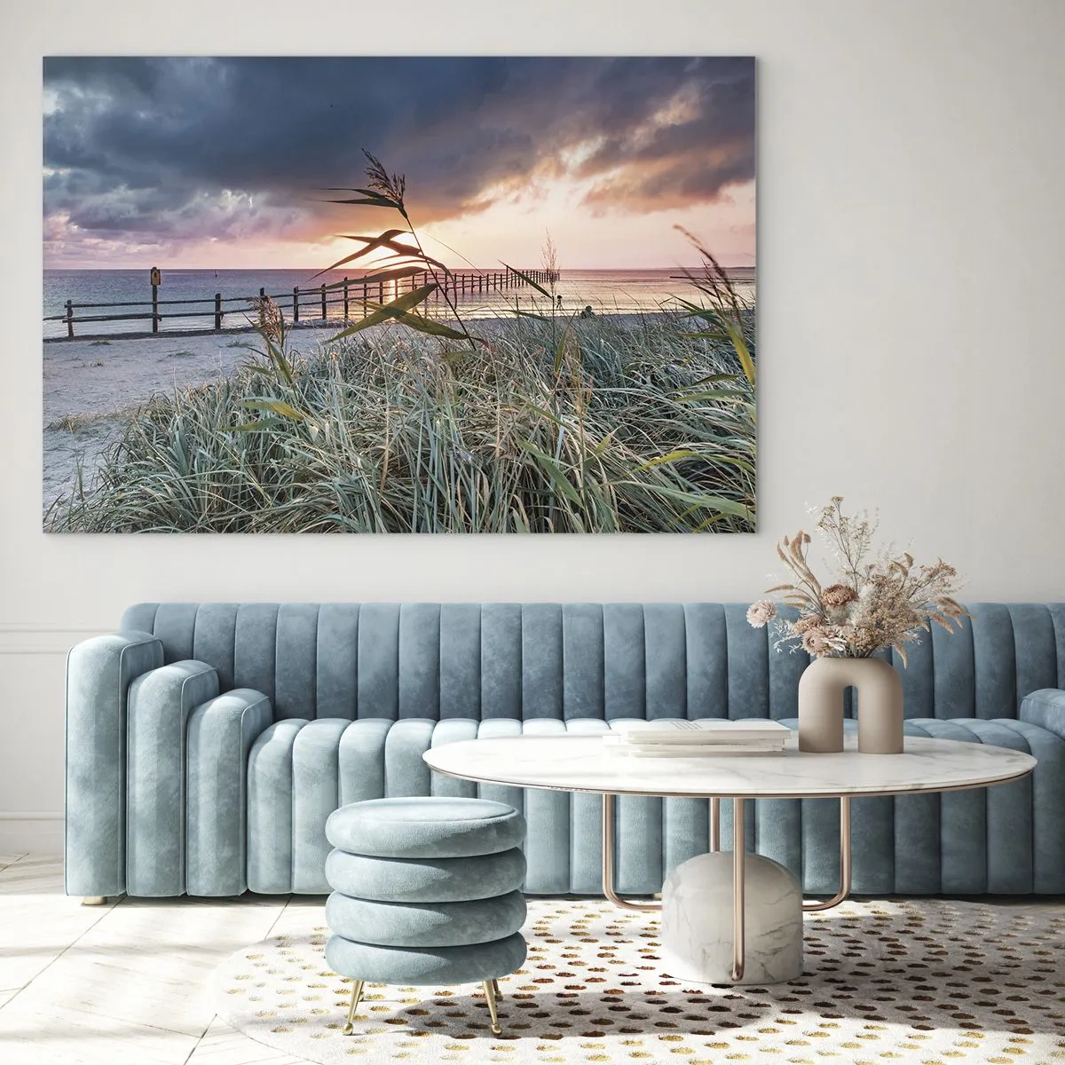 Quadro su vetro - Non andrà via col vento - 70x50 cm