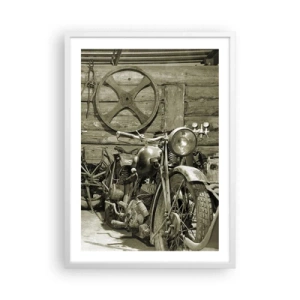 Poster in cornice bianca - Nel capanno di zio Alfredo - 50x70 cm