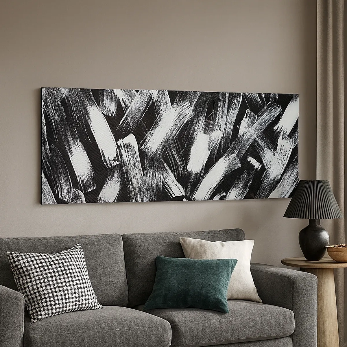 Quadro su tela - Stampe su Tela - Astrazione in spirito industriale - 30x30 cm