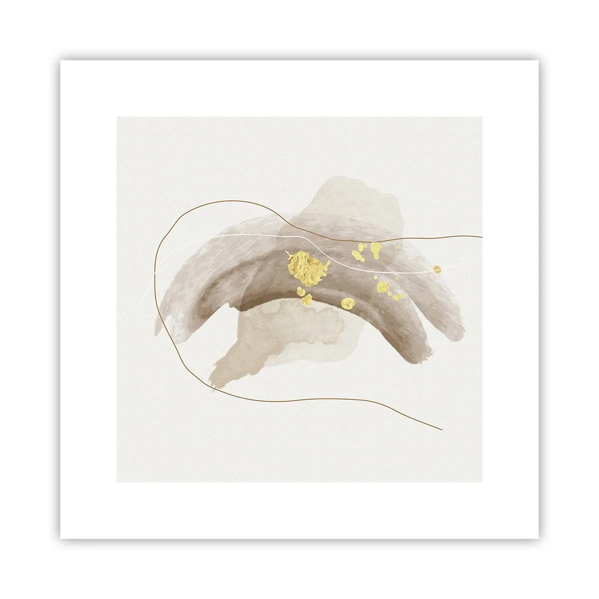 Poster - Incontro nello spazio - 30x30 cm