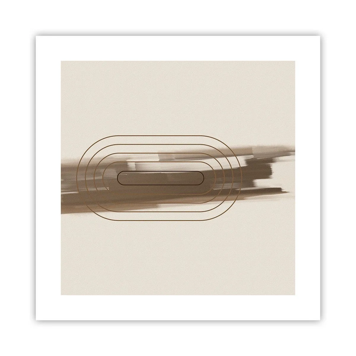 Poster - Un soffio di grigio - 40x40 cm