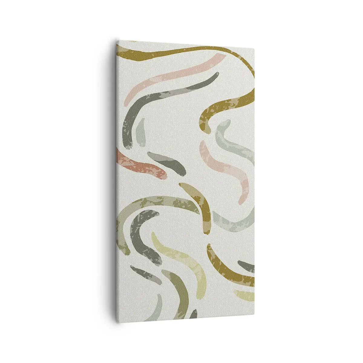 Quadro su tela - Stampe su Tela - La danza gioiosa dell'astrazione - 55x100 cm