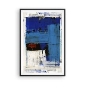 Poster in cornice nera - I segreti del blu - 61x91 cm