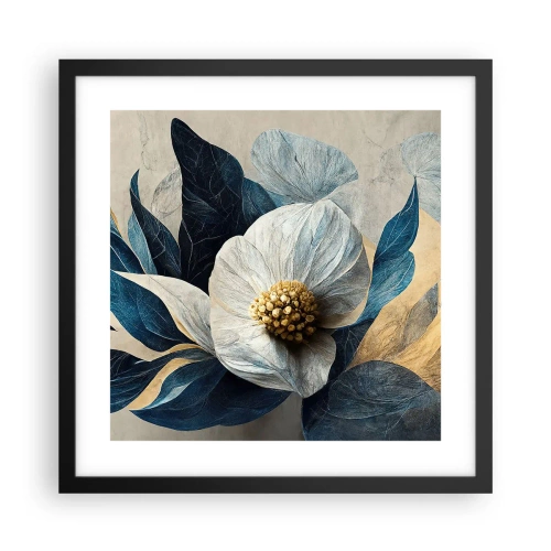Poster in cornice nera - Ha un cuore d'oro - 40x40 cm