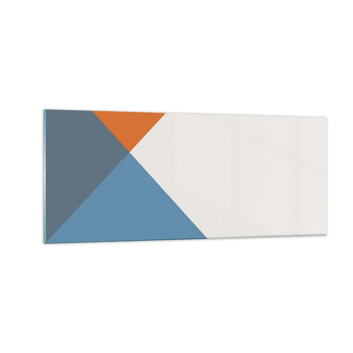 Quadro su vetro - Ad angolo... - 100x40 cm
