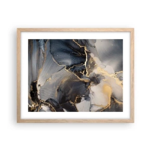 Poster in cornice rovere chiaro - Vita di pietra - 50x40 cm