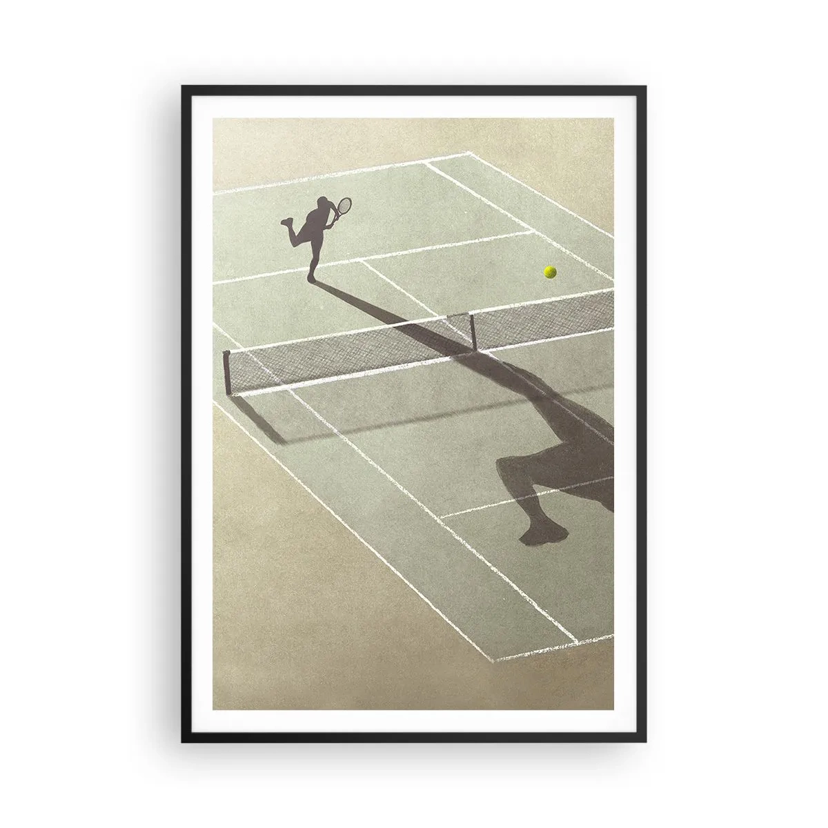 Poster in cornice nera - Sconfiggere se stesso - 70x100 cm
