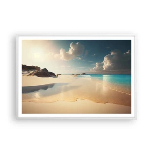 Poster in cornice bianca - Giornata ideale - 100x70 cm