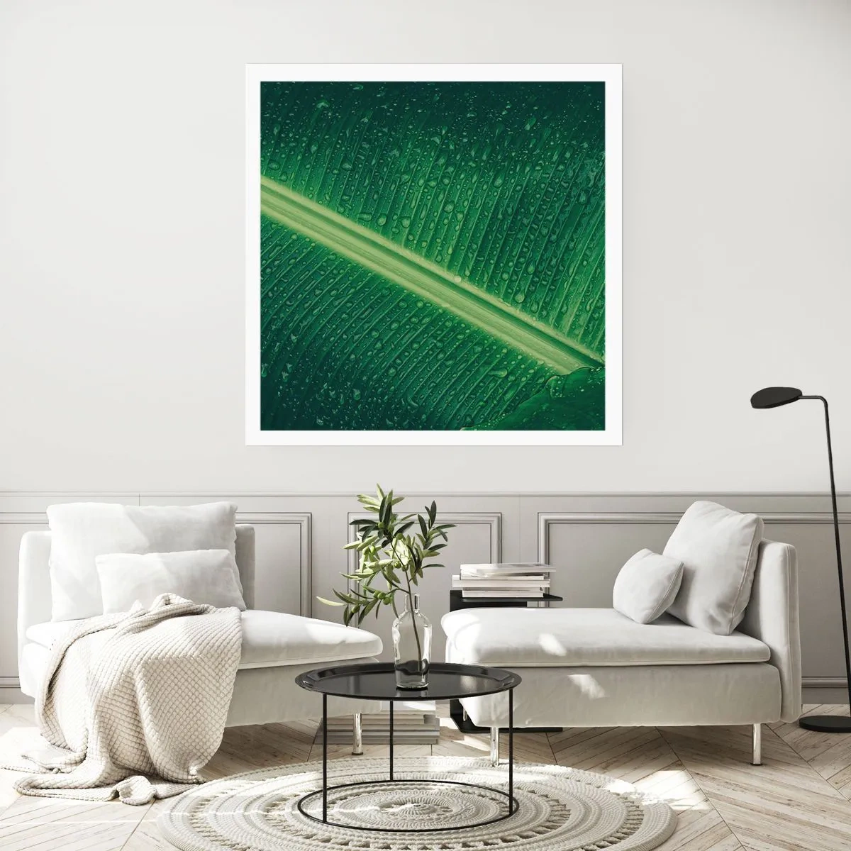 Poster - La struttura del verde - 40x40 cm