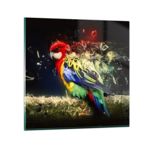Quadro su vetro - Messaggero di luce - 40x40 cm