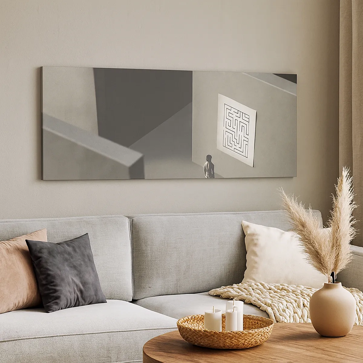 Quadro su tela - Stampe su Tela - Ma dove mi trovo? - 30x30 cm