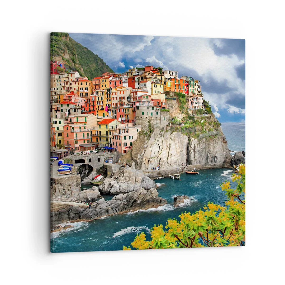 Quadro su tela - Stampe su Tela - Aggrappate alla roccia - 50x50 cm