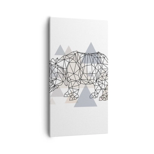 Quadro su tela - Stampe su Tela - La struttura della forza - 55x100 cm