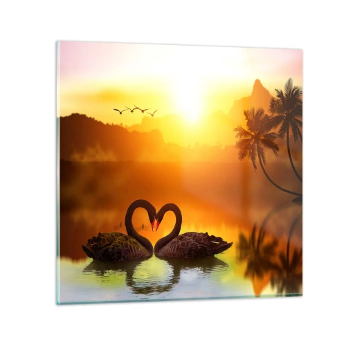 Quadro su vetro - Tutto in coppia - 30x30 cm