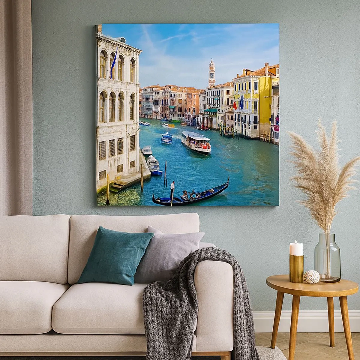 Quadro su tela - Stampe su Tela - Una circolazione stradale unica al mondo - 30x30 cm