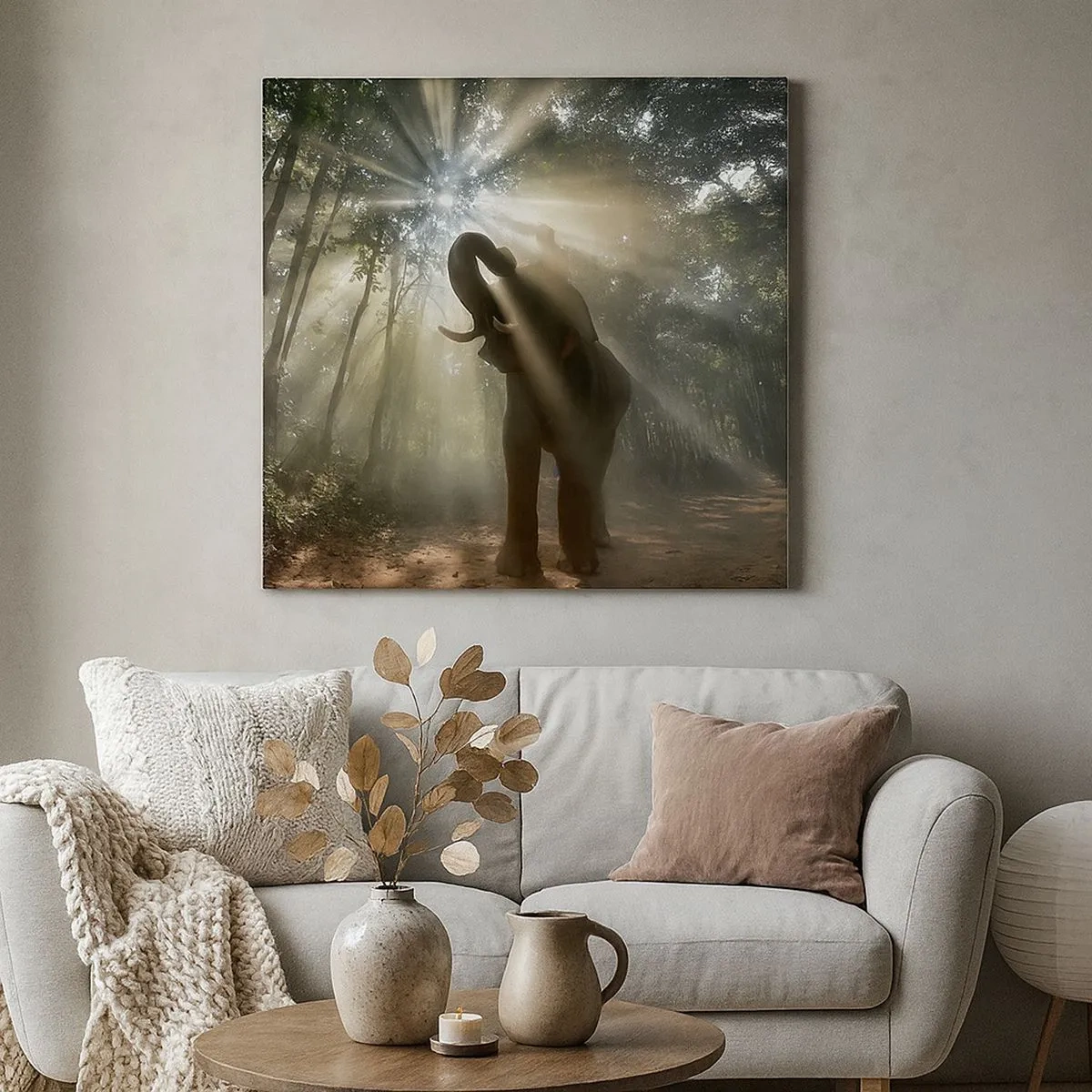 Quadro su tela - Stampe su Tela - Sotto una stella fortunata - 30x30 cm