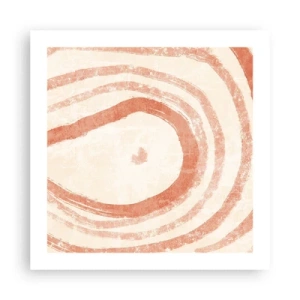 Poster - Cerchi di corallo - 50x50 cm