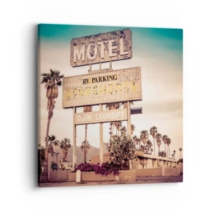 Quadro su tela - Stampe su Tela - Qui il tempo si è fermato - 40x40 cm