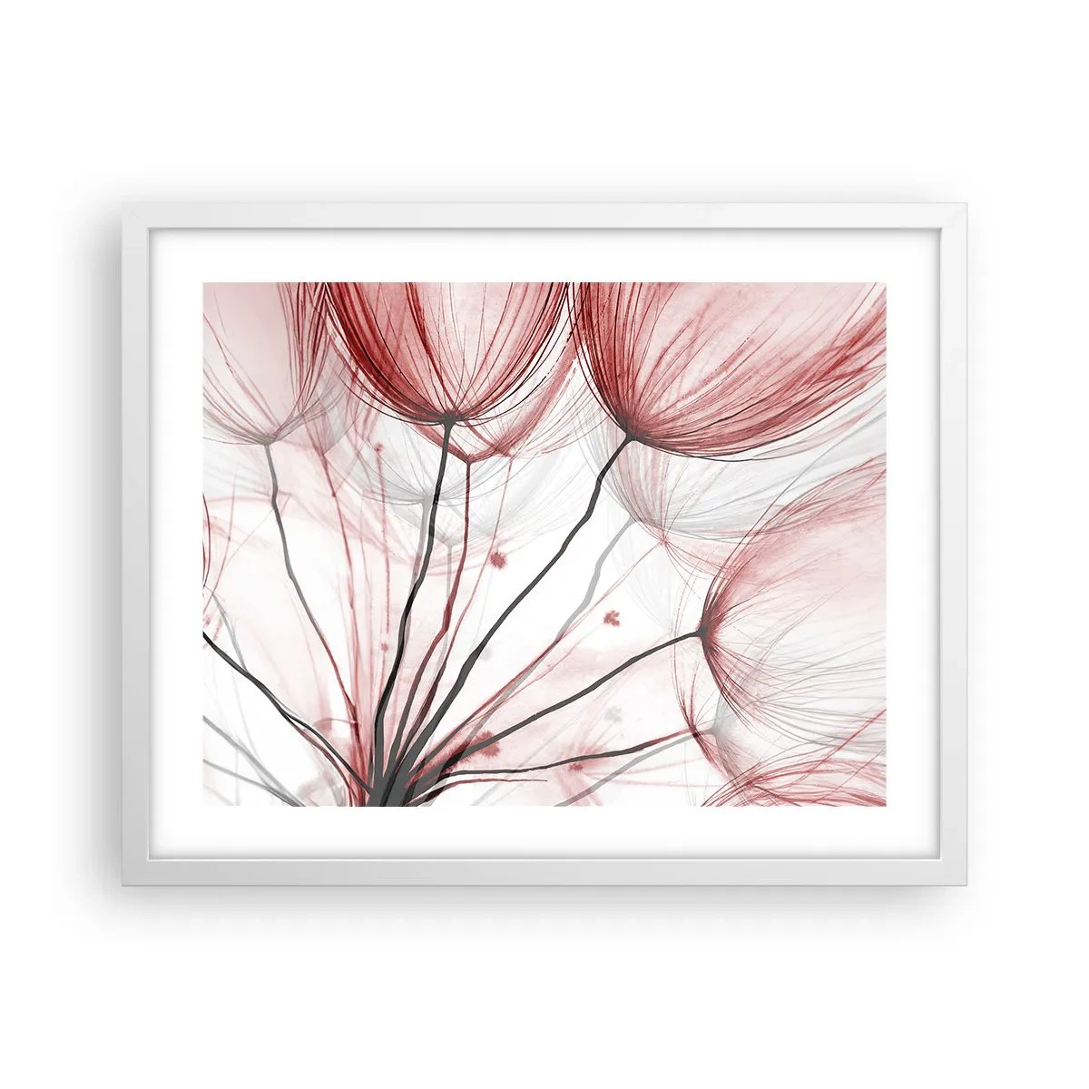 Poster in cornice bianca - Prima del decollo - 50x40 cm