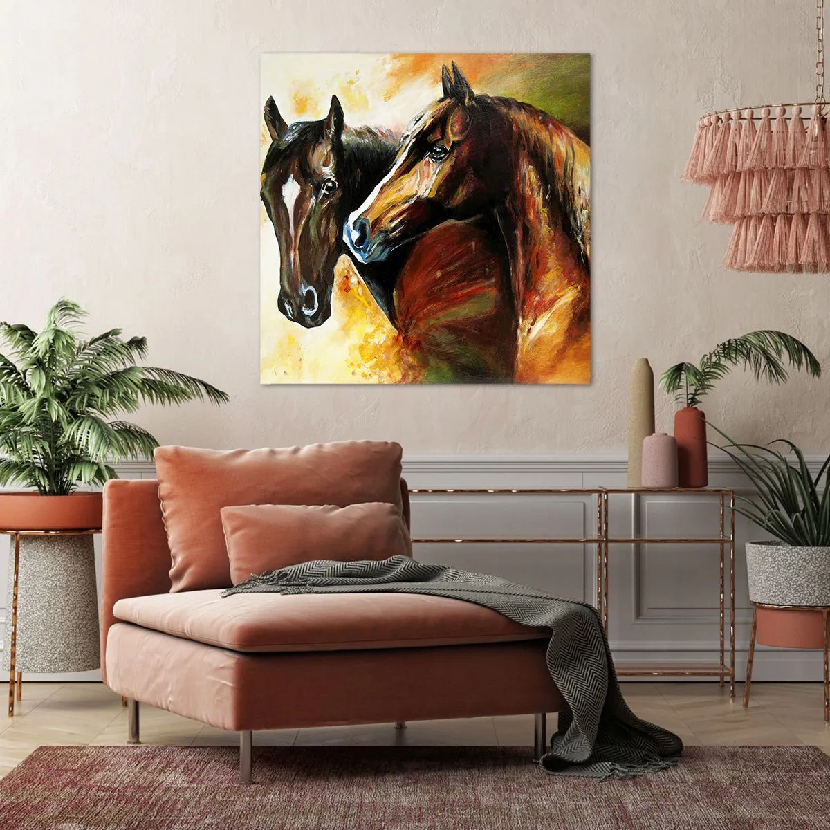 Quadro su tela - Stampe su Tela - Due volte più grazia - 70x70 cm