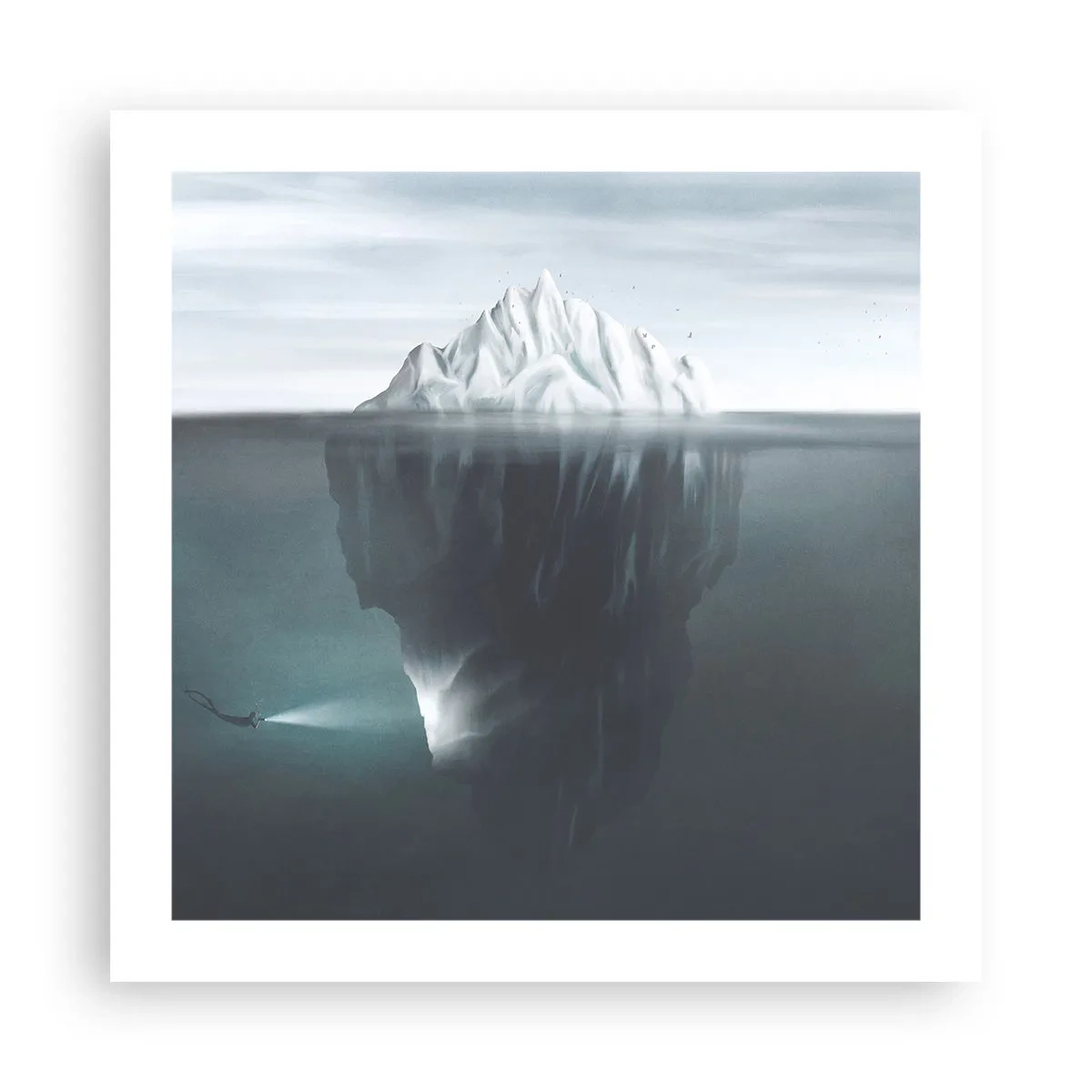 Poster - Mistero sottomarino - 50x50 cm