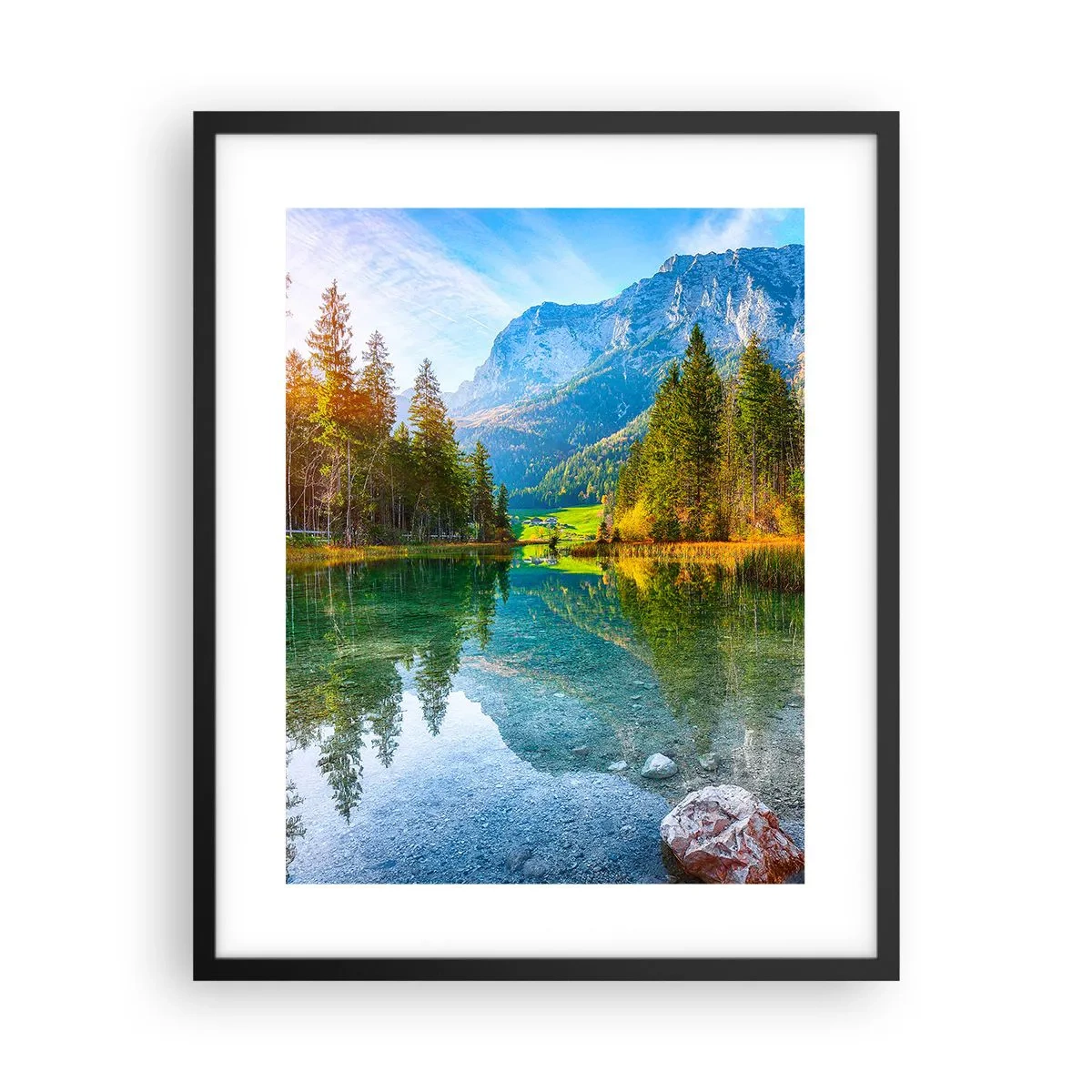 Poster in cornice nera - La mitezza dell'autunno - 40x50 cm