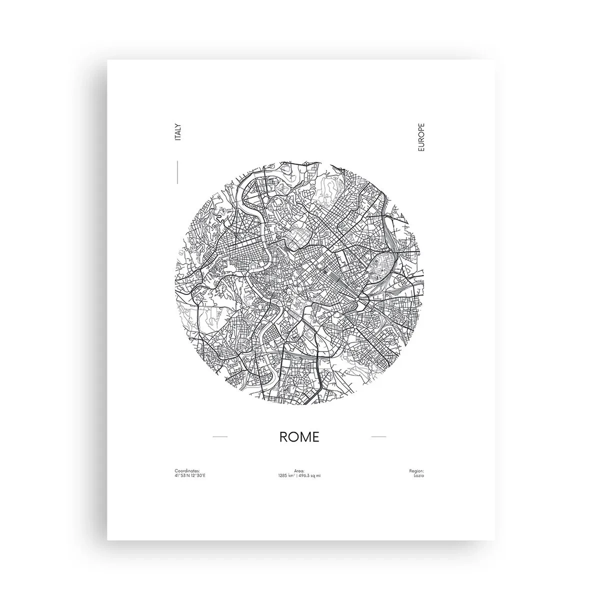 Poster - Anatomia di Roma - 40x50 cm