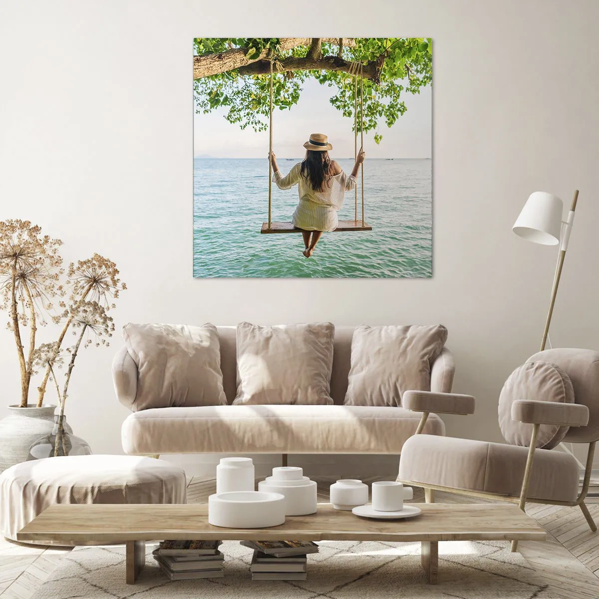 Quadro su tela - Stampe su Tela - La vita è bella - 60x60 cm