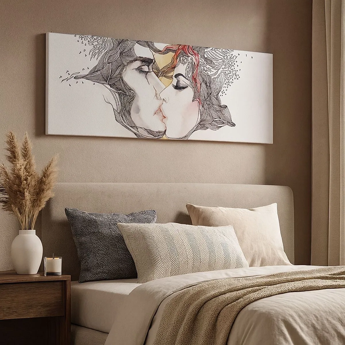 Quadro su tela - Stampe su Tela - E il mondo scompare - 100x40 cm