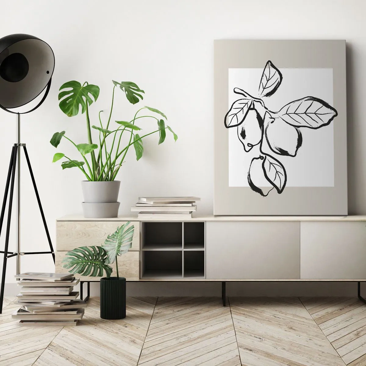 Quadro su tela - Stampe su Tela - Dove i limoni maturano... - 45x80 cm