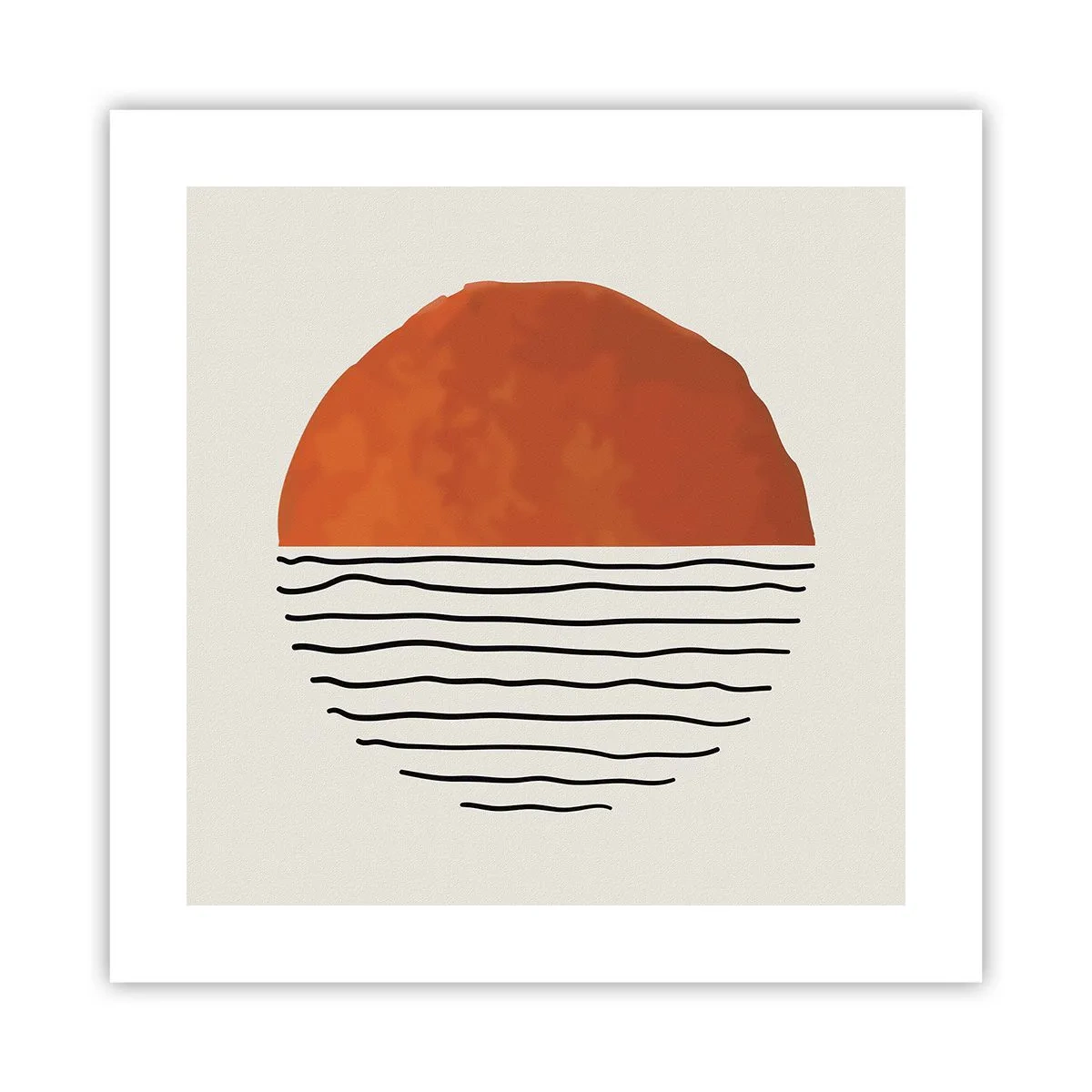 Poster - Atmosfera giapponese - 40x40 cm