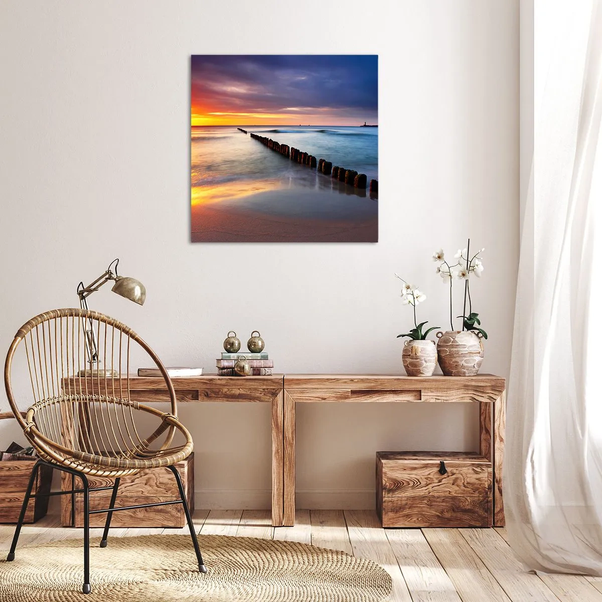 Quadro su tela - Stampe su Tela - Ascolta il silenzio - 40x40 cm