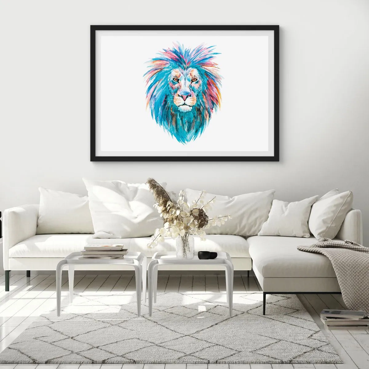 Poster in cornice nera - Aura elettrizzante - 91x61 cm